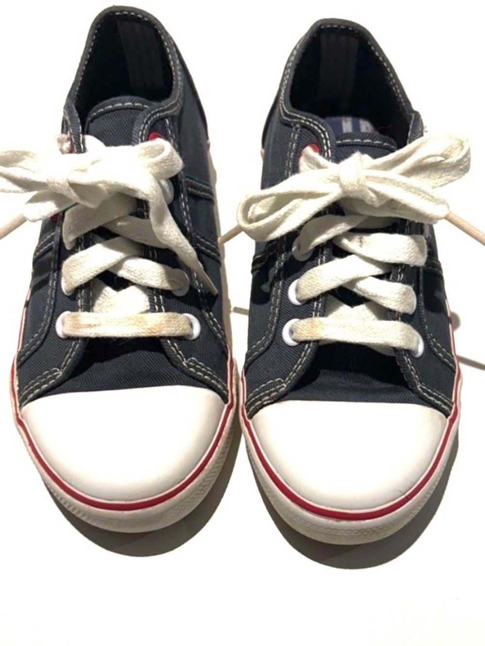Tommy Hilfiger Vintage Toddler Canvas Sneakers - Size 11T